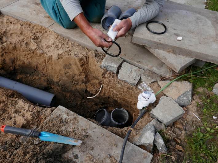 sens de pose tuyeau assainissement